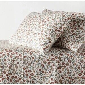Full 400 Thread Count Performance Sheet Set Warm Floral - Threshold NEW